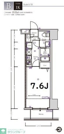 XEBEC西蒲田の物件間取画像